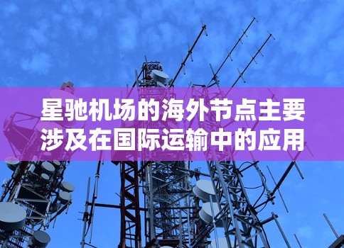 星驰机场的海外节点主要涉及在国际运输中的应用，具体包括以下几个方面