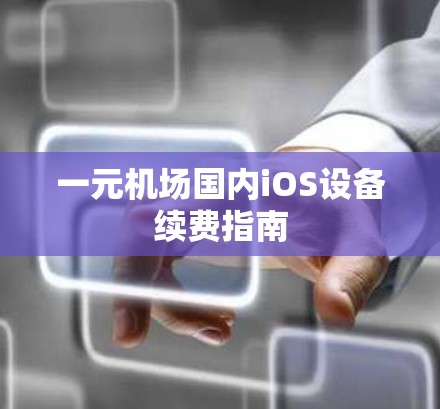一元机场国内iOS设备续费指南