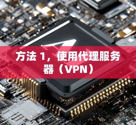 方法 1，使用代理服务器（VPN）