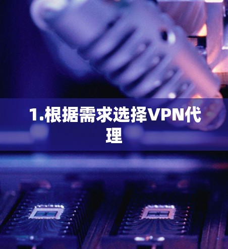 1.根据需求选择VPN代理