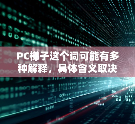 PC梯子这个词可能有多种解释，具体含义取决于上下文。以下是一些可能的解释