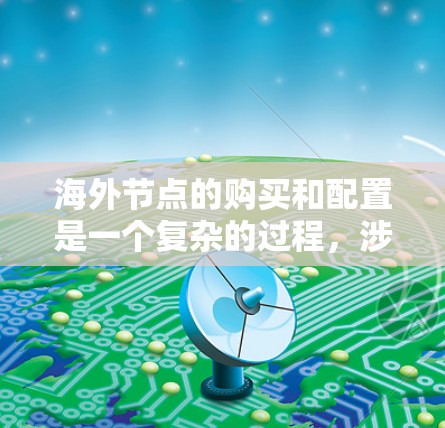 海外节点的购买和配置是一个复杂的过程，涉及多个方面，包括技术、成本、法律和运营等。以下是一些关键步骤和考虑因素，帮助您有效地购买和配置海外节点