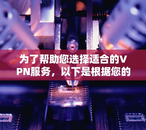 为了帮助您选择适合的VPN服务，以下是根据您的需求整理的推荐