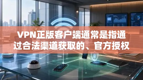 VPN正版客户端通常是指通过合法渠道获取的、官方授权的VPN软件或服务。这些客户端通常由知名的VPN服务提供商开发，并经过严格的安全审查，以确保其合法性和安全性。以下是一些常见的正版VPN客户端示例