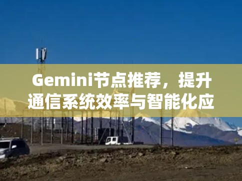 Gemini节点推荐，提升通信系统效率与智能化应用