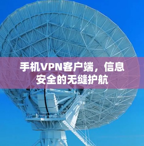 手机VPN客户端，信息安全的无缝护航
