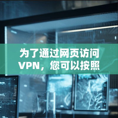 为了通过网页访问VPN，您可以按照以下步骤操作